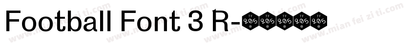 Football Font 3 R字体转换